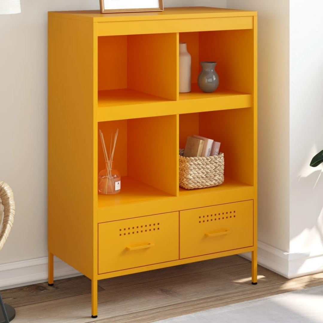Schubladen und 2 Schubladen an dem Hochschrank fq1052352
