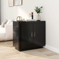 Sideboard mit den Massen 80 x 40 x 75 cm in Schwarz vv5168586