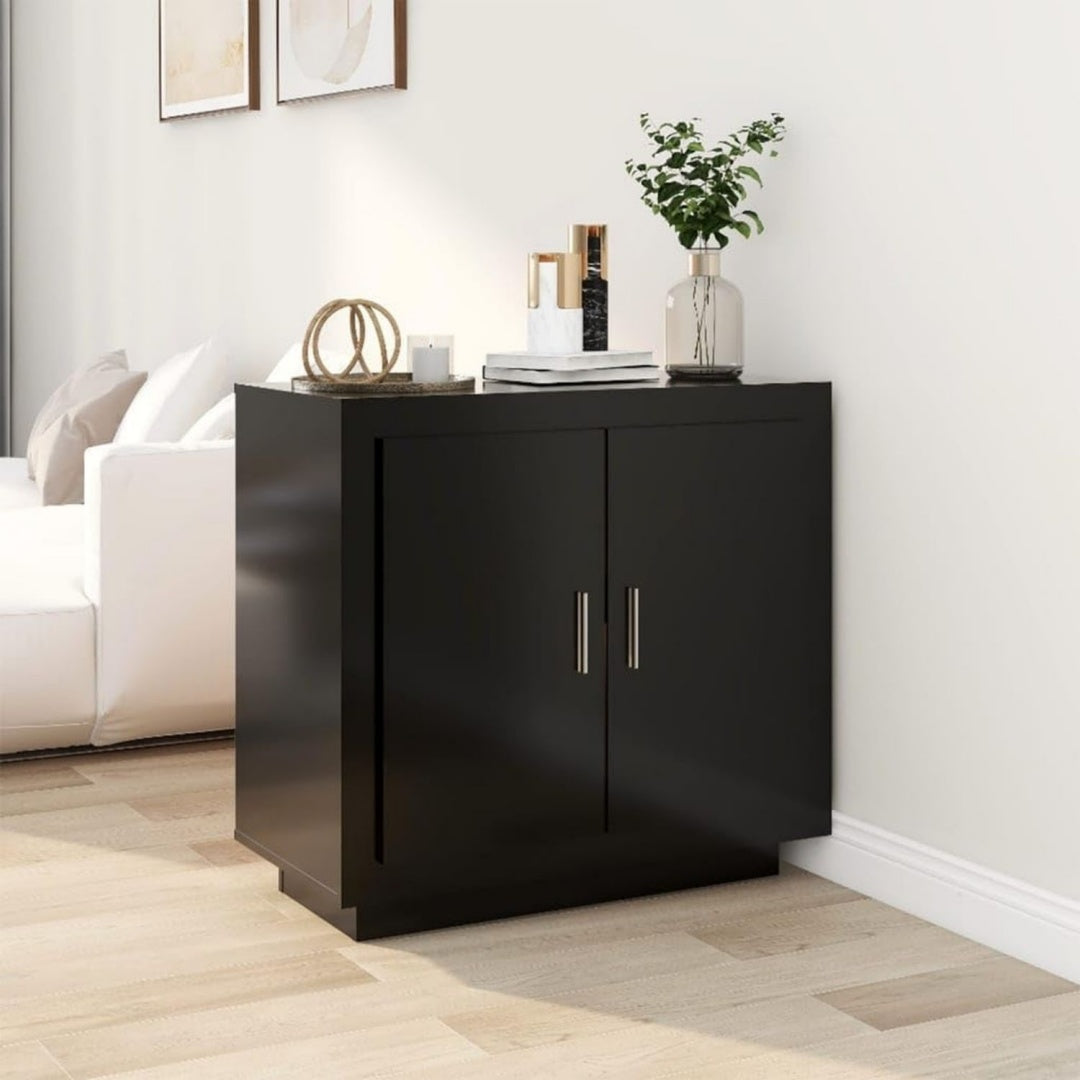 Sideboard mit den Massen 80 x 40 x 75 cm in Schwarz vv5168586