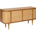 Sideboard mit 4 Tueren und Flechtoptik ye0842197