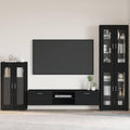 Matte Oberflaechen praegen das Sideboard in Schwarz fd9547659
