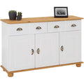 Weiss und Braun gibt dem Sideboard einen farblichen Akzent mr0784194