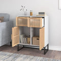 Sideboard aus Metall und Kiefernholz mit Schubladen uu7688345