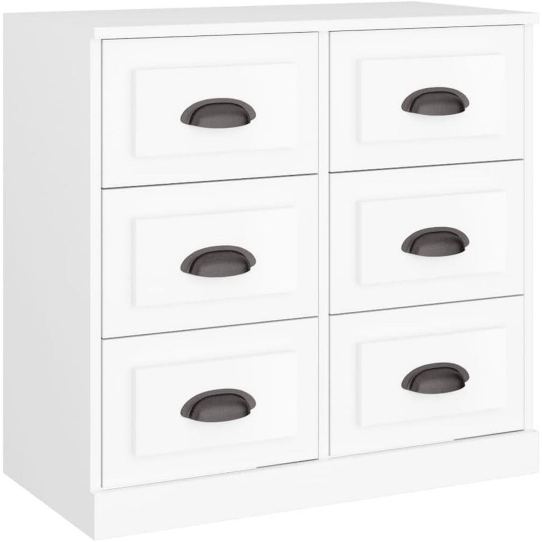 Das Sideboard misst 70 x 35.5 x 67.5 cm in Weiss uk0621860