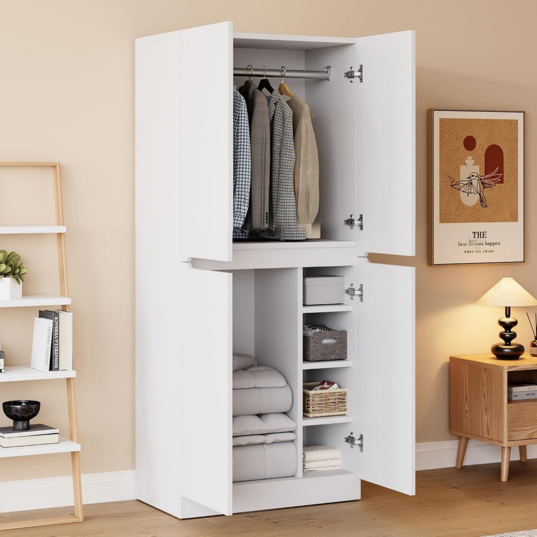 Geschlossener Stauraum praegt den Kleiderschrank aus Metall ev1374423
