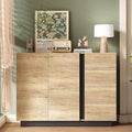 Sideboard mit grifflosen Fronten und Holzoptik jz6455601