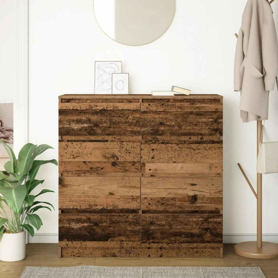 Sideboard mit den Massen 100 x 35 x 99 cm in Naturbraun yz1332252