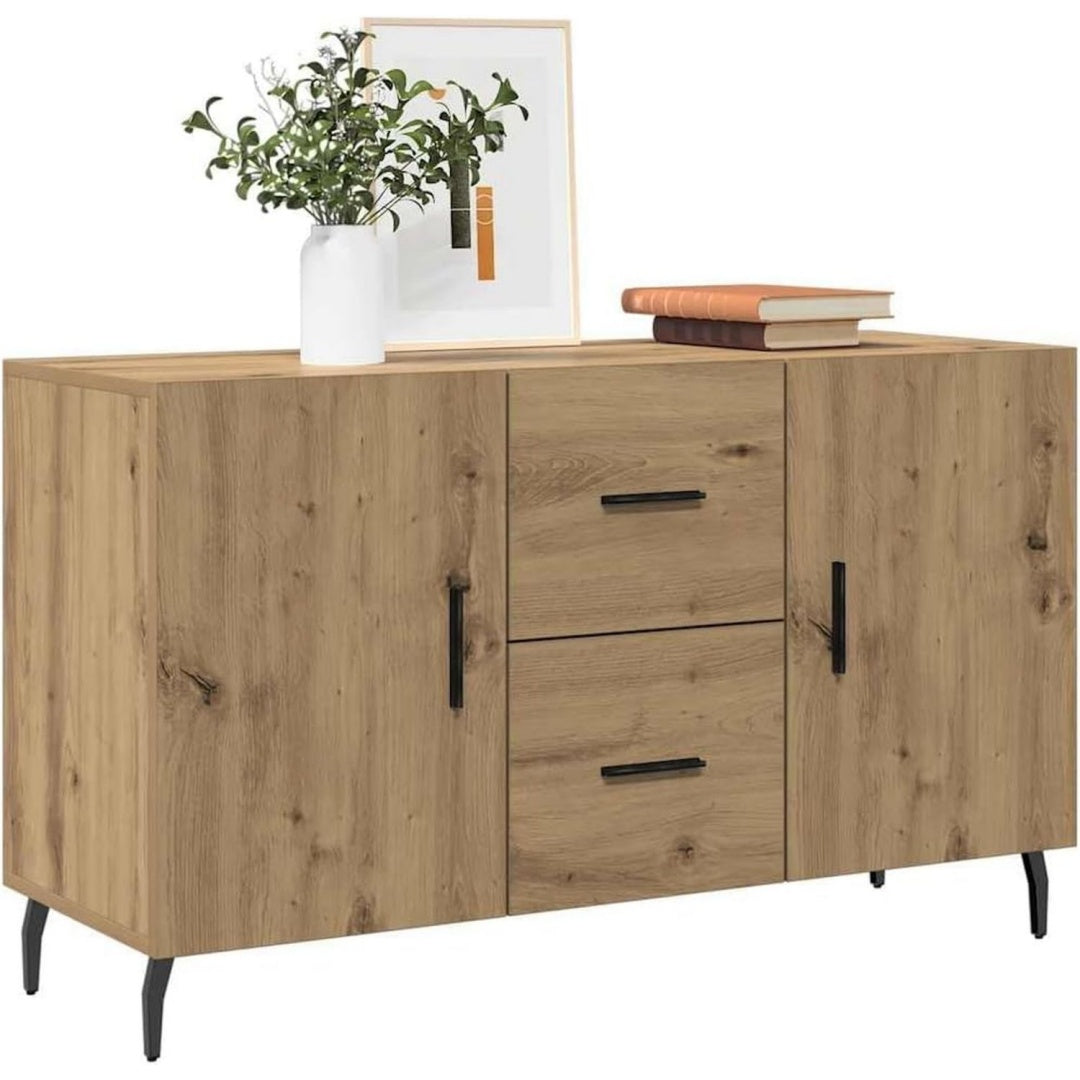 Das Sideboard misst 100 x 36 x 60 cm in Eichenbraun ve4707698