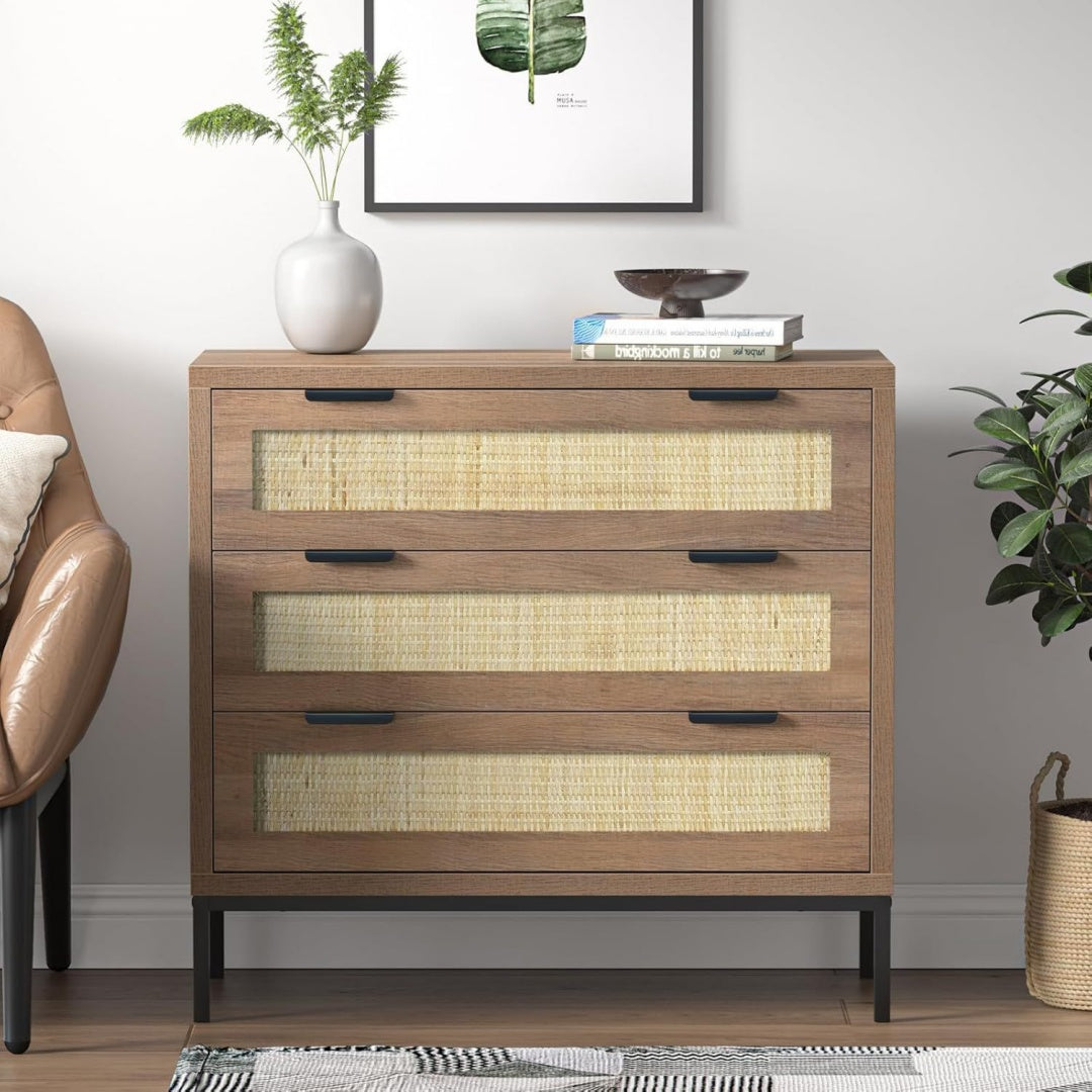 Sideboard mit 3 Schubladen, Schubladen und Metallgriffen oa8187608